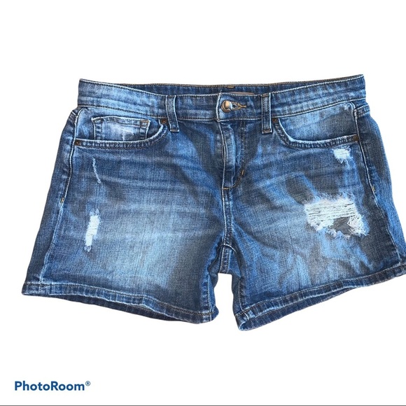 Joes Jeans Women's Distressed Marylee Shorts 29 - Picture 4 of 9